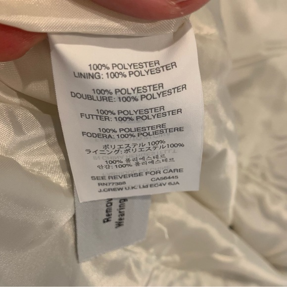 NWT JCrew Black and White Ikat Mini Skirt Size 6 - Picture 5 of 5